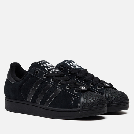 Кроссовки adidas Originals Superstar II, цвет чёрный, размер 38.5 EU