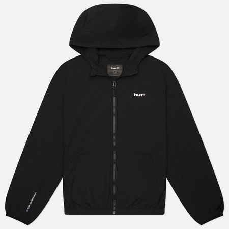 Мужская куртка ветровка HUF 89 Lightweight Shell, цвет чёрный