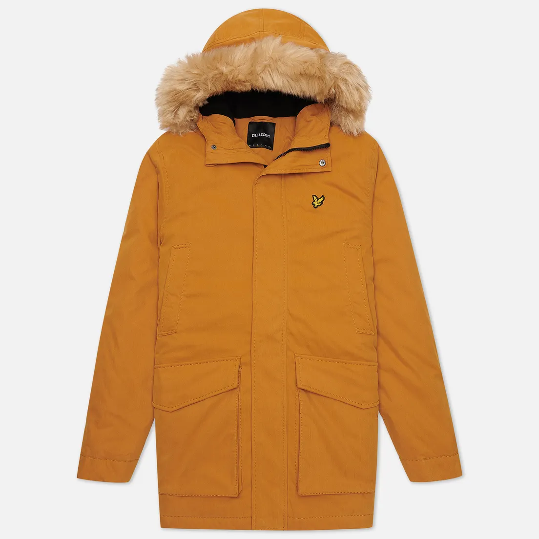 Lyle & Scott Мужская куртка парка Winter Weight Microfleece Lined