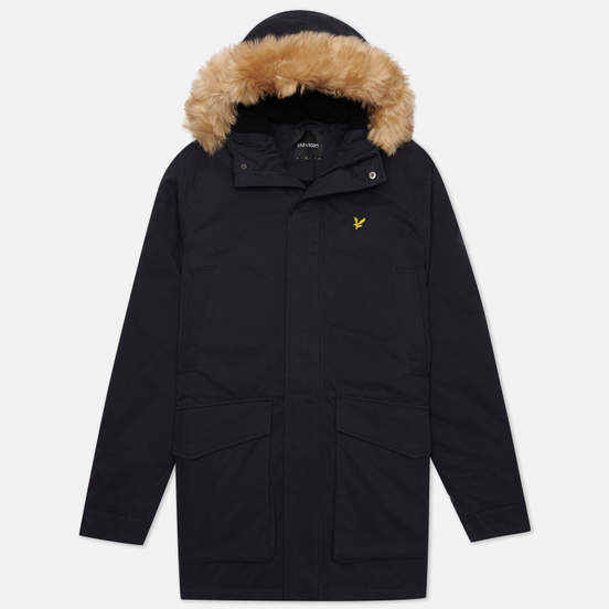 Мужская куртка парка Lyle & Scott Winter Weight Microfleece Lined Dark Navy
