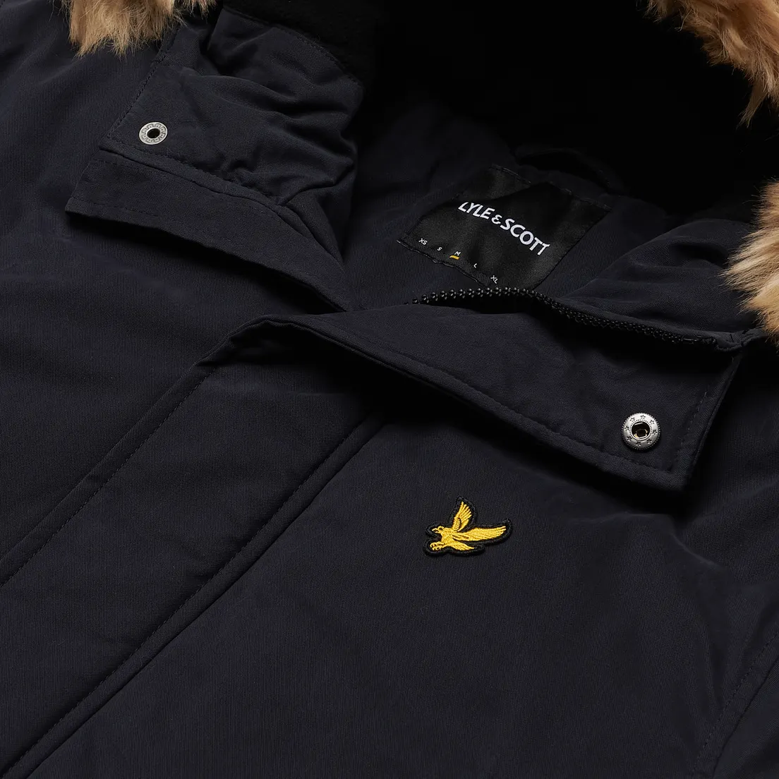Lyle & Scott Мужская куртка парка Winter Weight Microfleece Lined