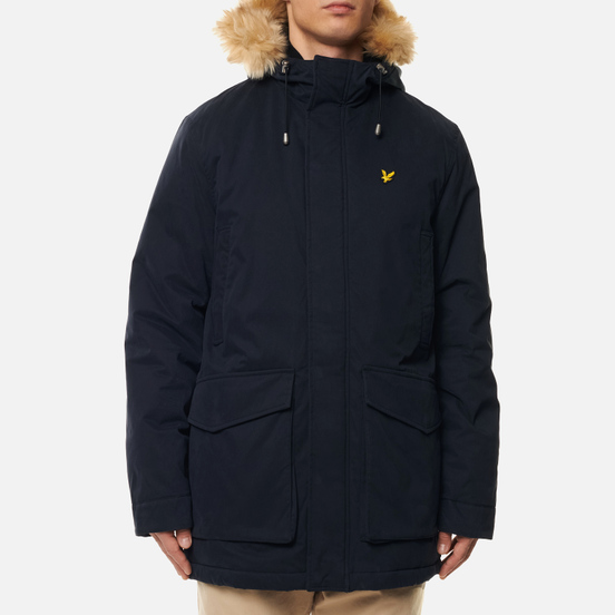 Мужская куртка парка Lyle & Scott Winter Weight Microfleece Lined Dark Navy