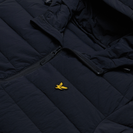 Мужской пуховик Lyle & Scott Lightweight Puffer Hoodie Dark Navy