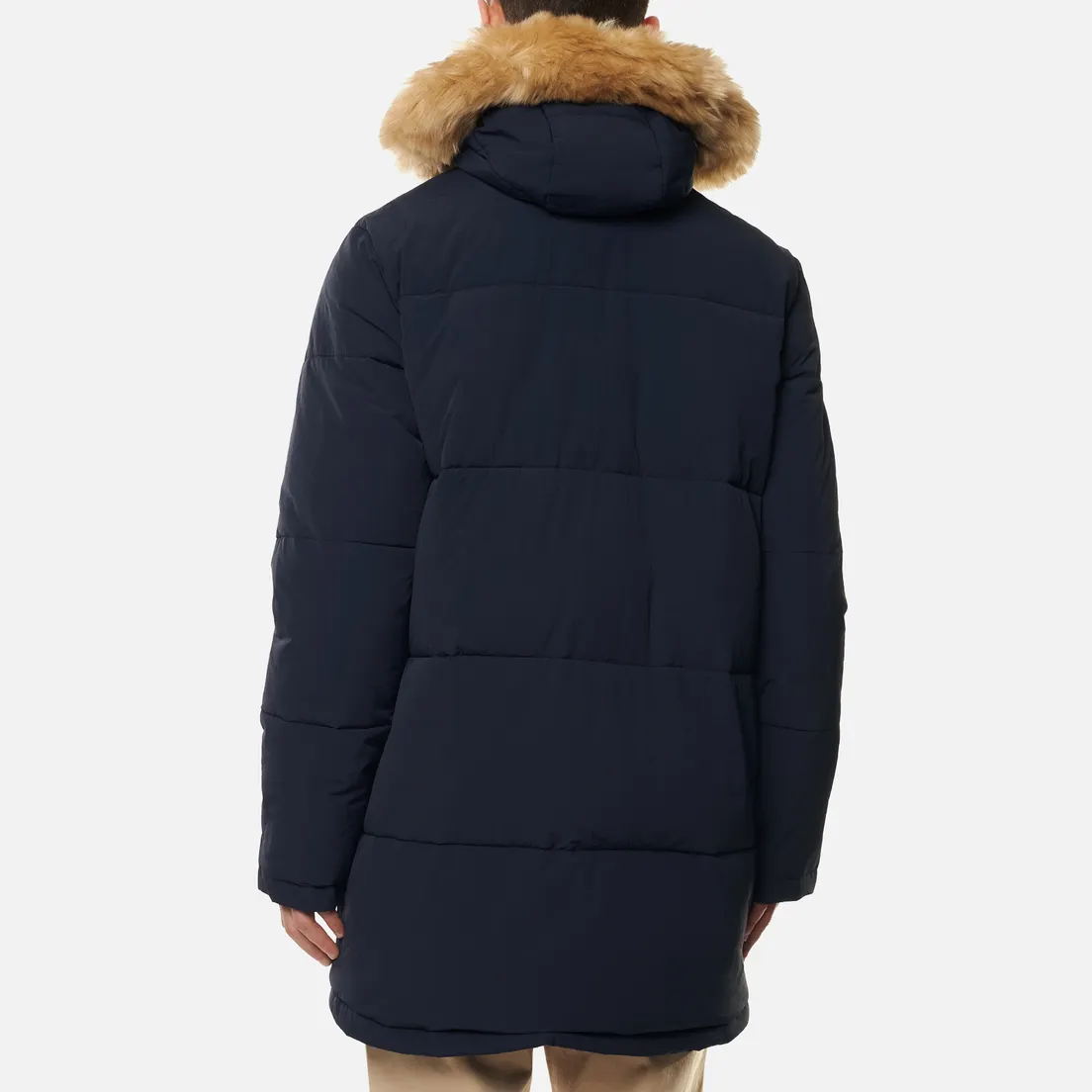 Lyle & Scott Мужская куртка парка Long Puffer With Heavyweight Lining
