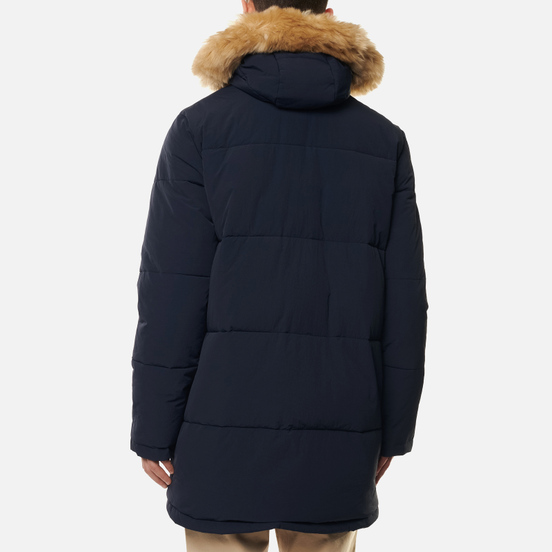 Мужская куртка парка Lyle & Scott Long Puffer With Heavyweight Lining Dark Navy