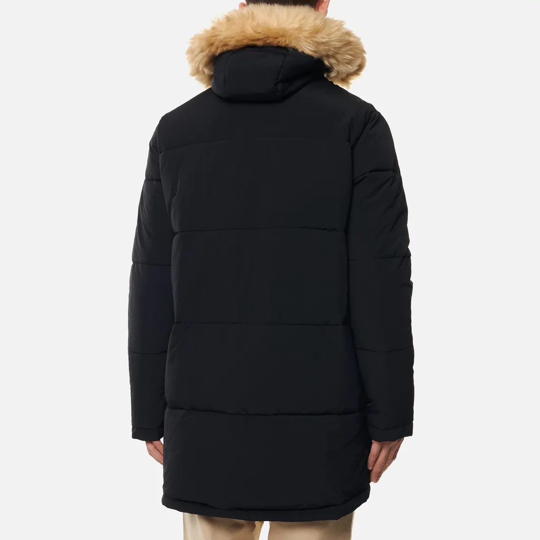 Lyle & Scott Мужская куртка парка Long Puffer With Heavyweight Lining