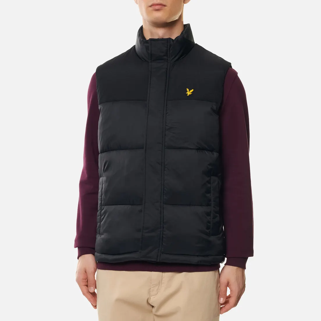 Lyle & Scott Мужской жилет Padded Funnel Neck