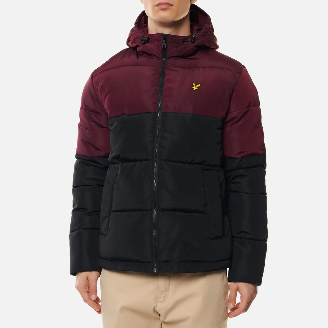 Lyle & Scott Мужской пуховик Colourblock Puffer