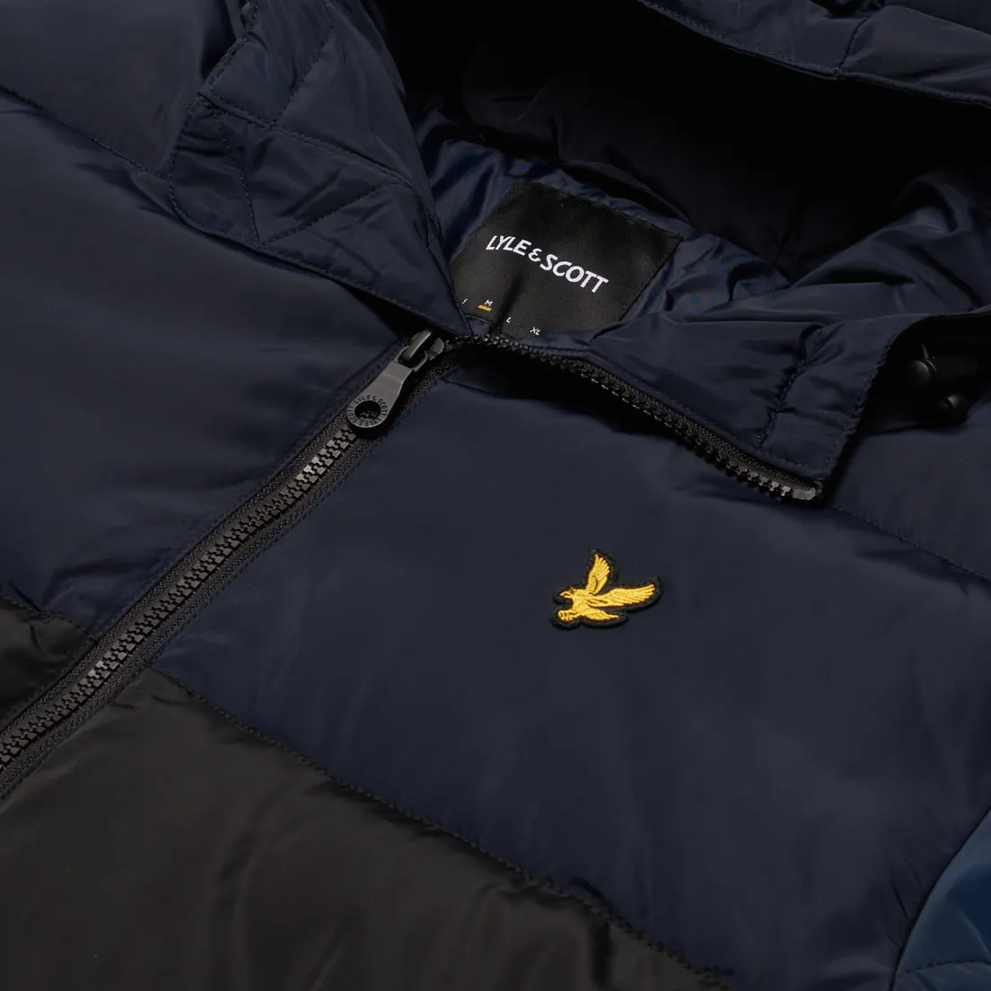 Lyle & Scott Мужской пуховик Colourblock Puffer