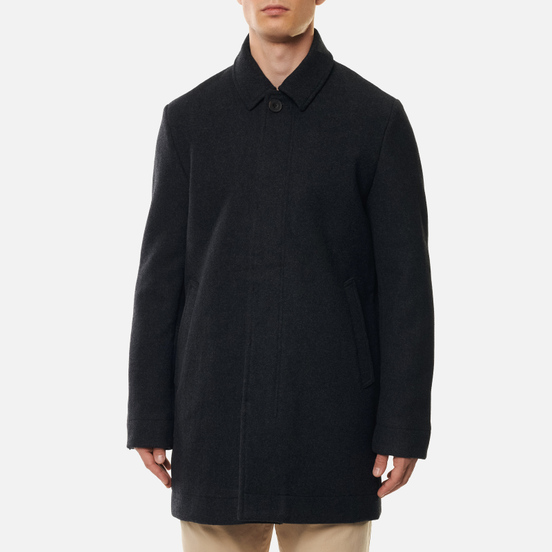 Мужское пальто Lyle & Scott Classic Wool Mac Charcoal Marl