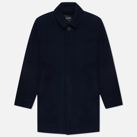 Мужское пальто Lyle & Scott Classic Wool Mac Dark Navy