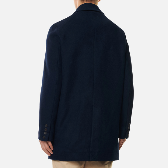Мужское пальто Lyle & Scott Classic Wool Mac Dark Navy