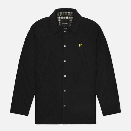 Стеганые куртки  Brandshop Мужская стеганая куртка Lyle & Scott Quilted, цвет чёрный, размер S