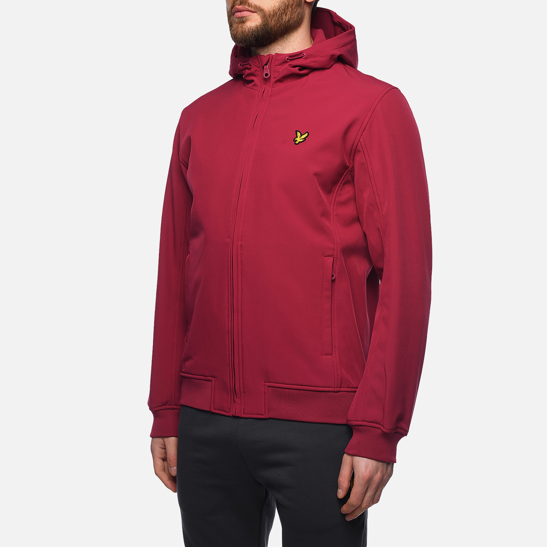 Lyle & Scott Мужская куртка ветровка Fleece Back Softshell