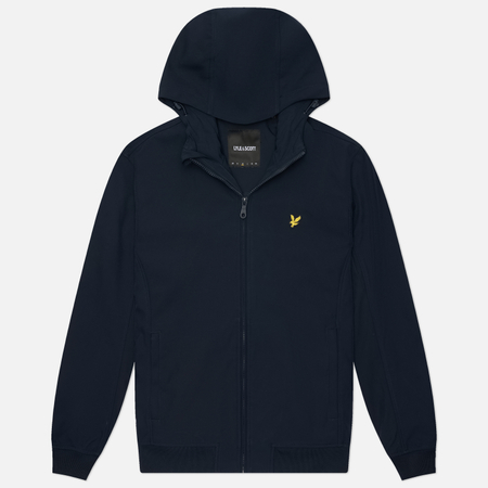 Мужская куртка ветровка Lyle & Scott Mesh Back Softshell, цвет синий, размер M