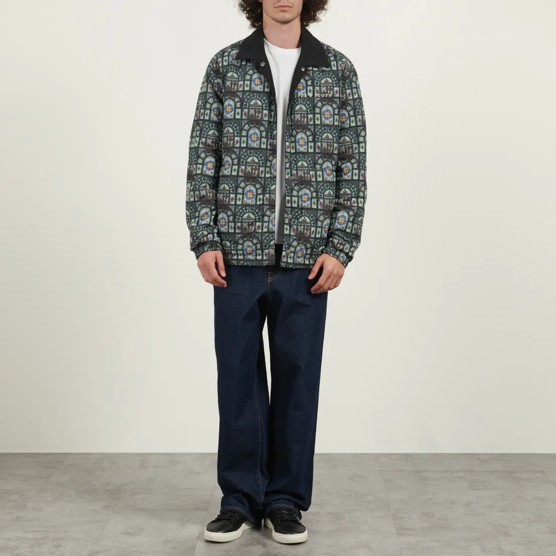 Lyle & Scott Мужская демисезонная куртка Printed Reversible Collared