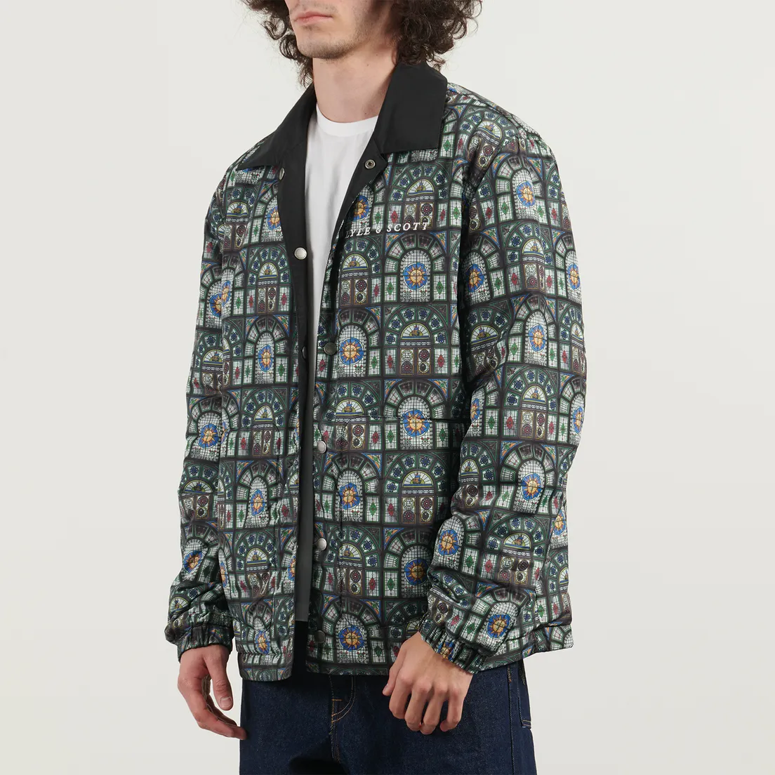 Lyle & Scott Мужская демисезонная куртка Printed Reversible Collared