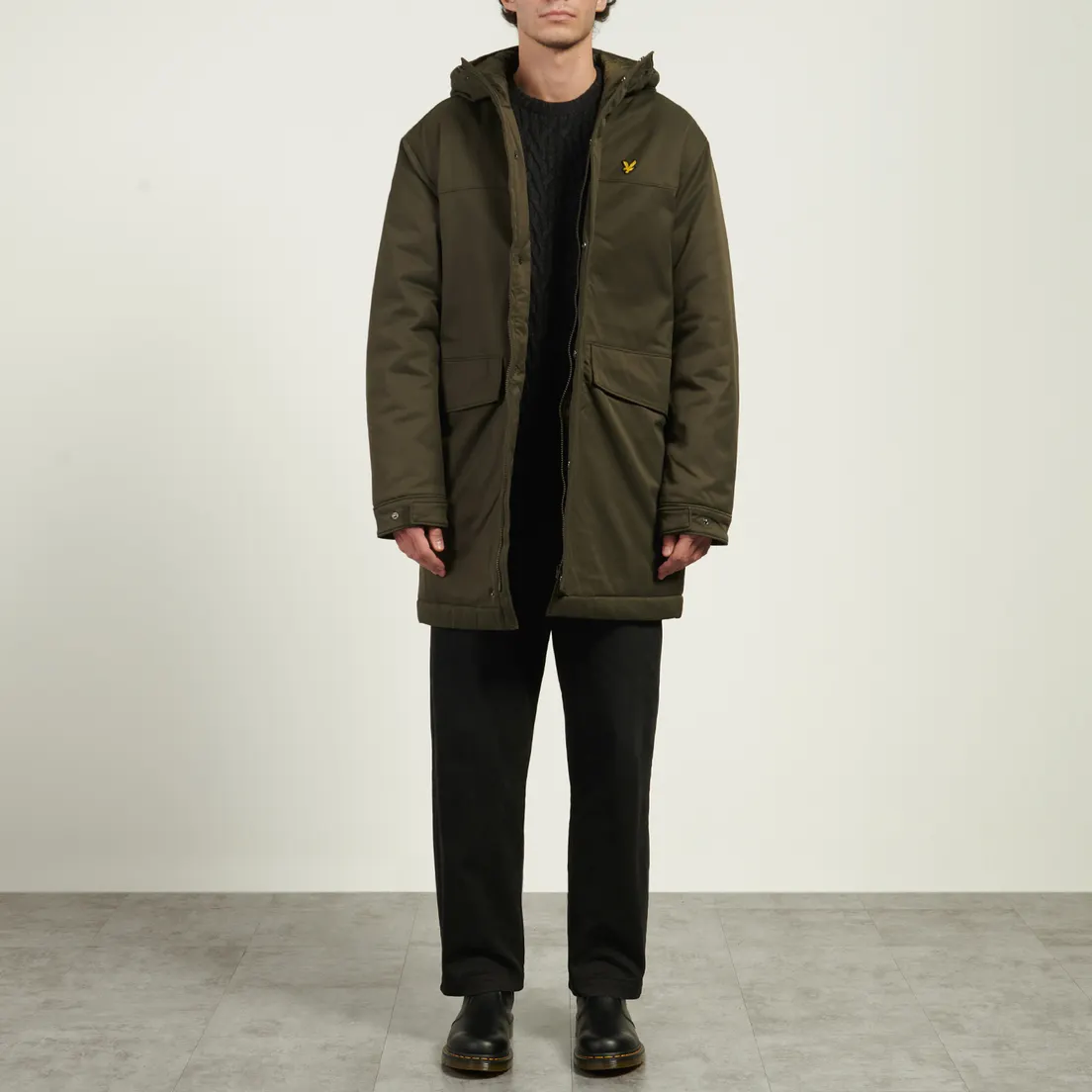 Lyle & Scott Мужская куртка парка Padded