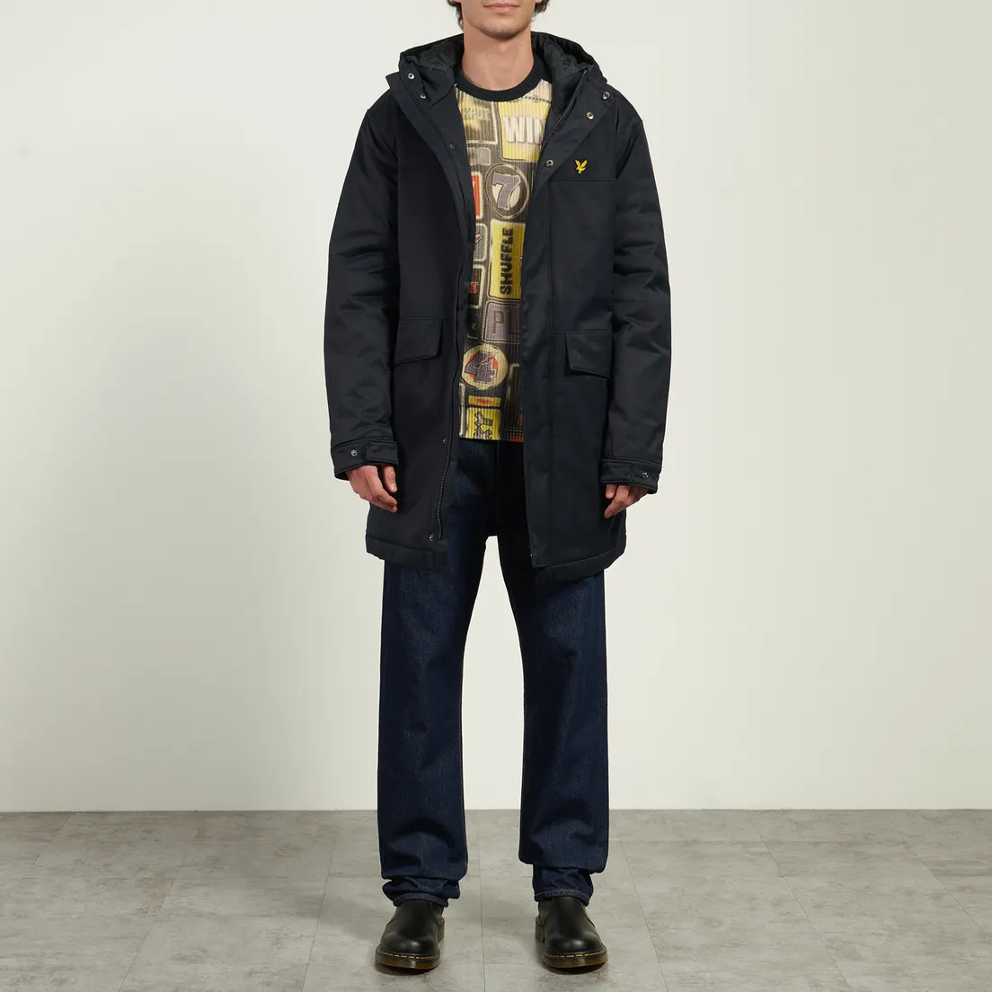 Lyle & Scott Мужская куртка парка Padded