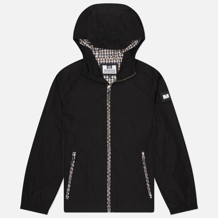 Мужская куртка ветровка Weekend Offender Campania Check, цвет чёрный, размер S