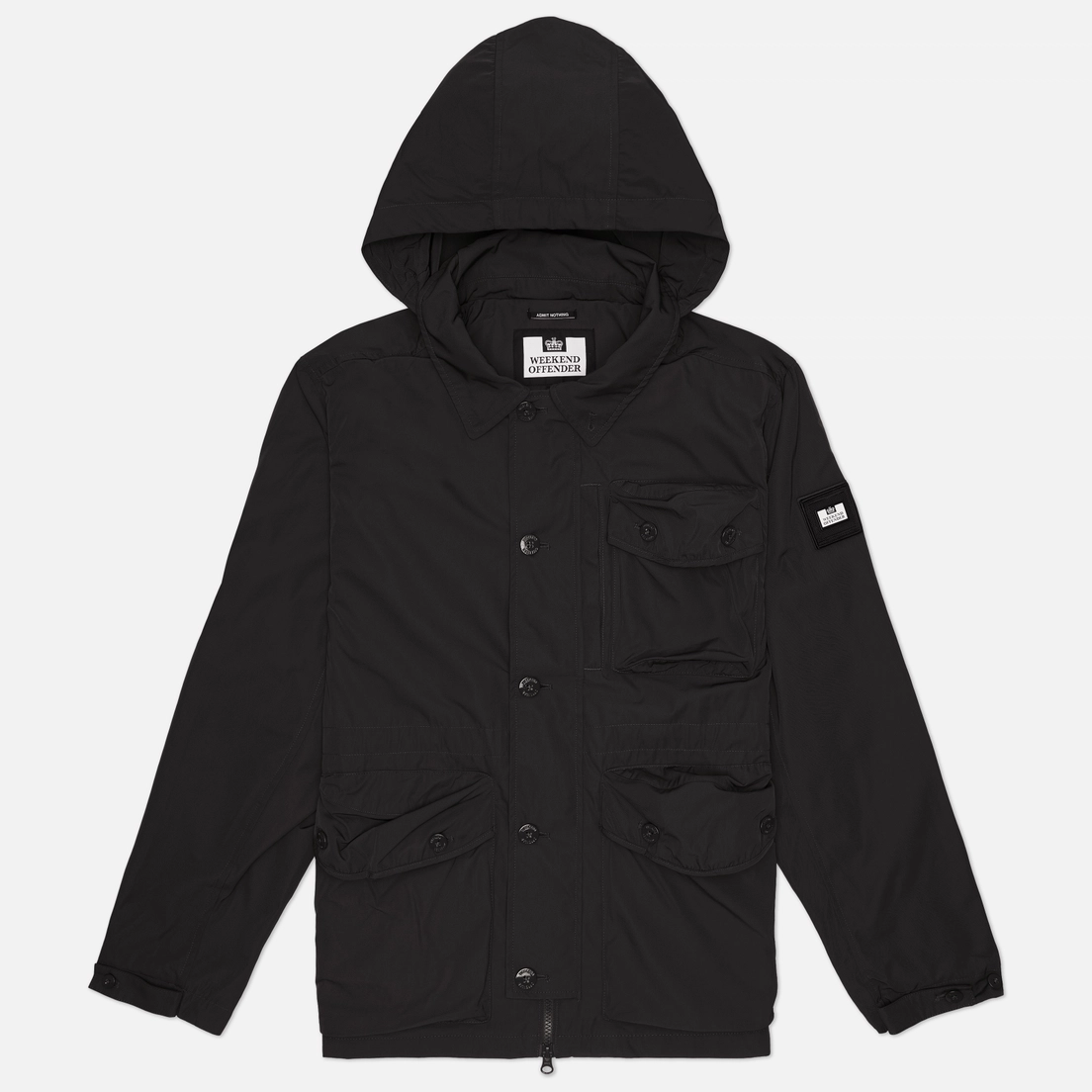 ともやoruca damage coat Мужская демисезонная куртка Weekend Offender Harpocrates, JK3B25-BLK