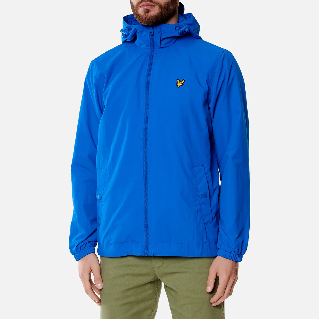 Lyle & Scott Мужская куртка ветровка Zip Through Hooded