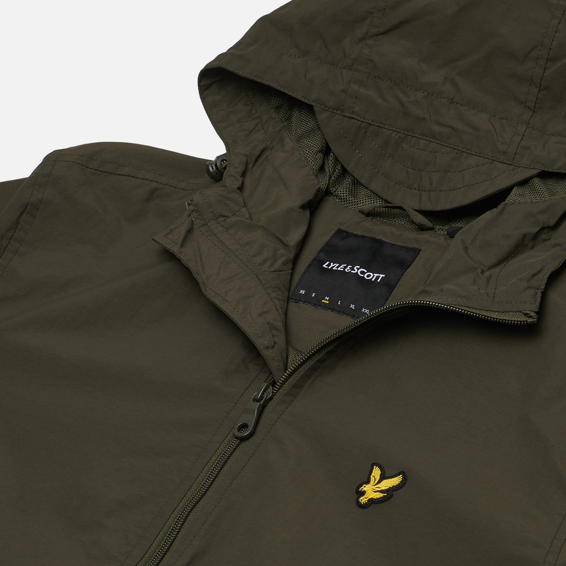 Lyle & Scott Мужская куртка ветровка Zip Through Hooded