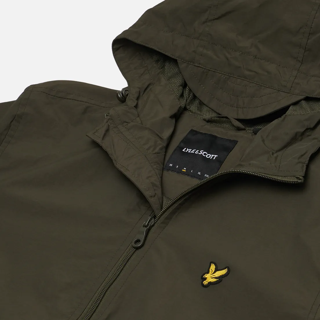 Lyle & Scott Мужская куртка ветровка Zip Through Hooded