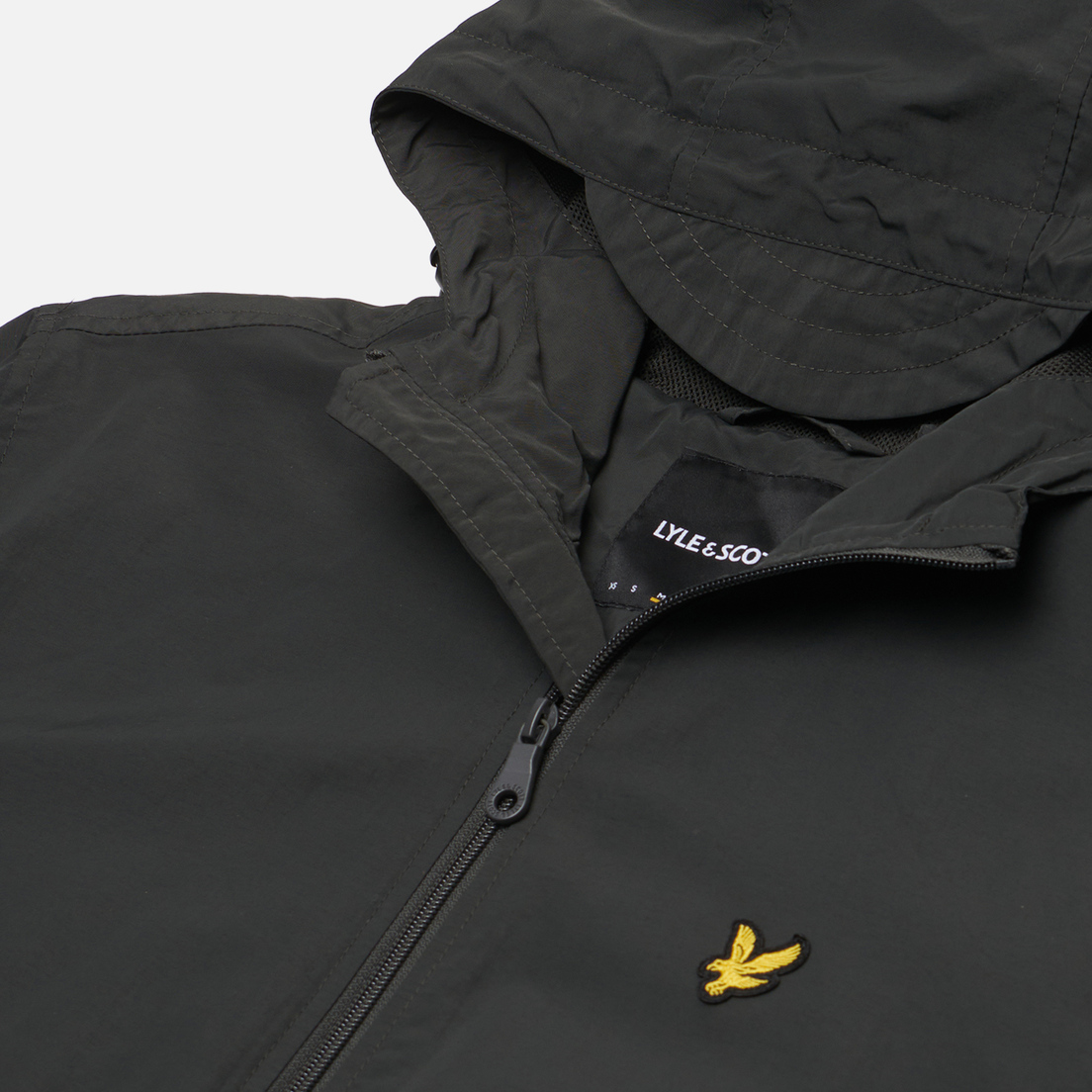 Lyle & Scott Мужская куртка ветровка Zip Through Hooded
