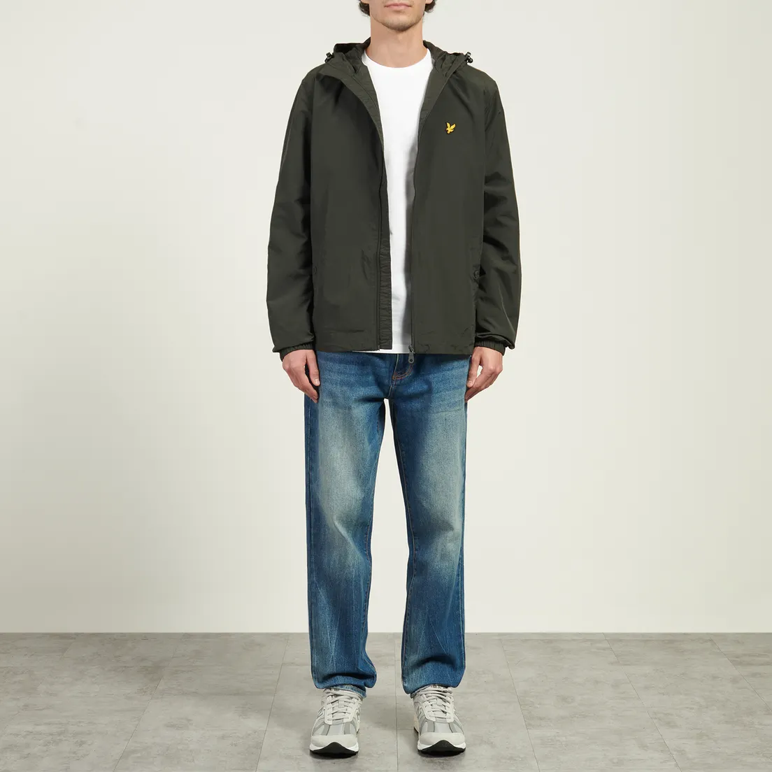 Lyle & Scott Мужская куртка ветровка Zip Through Hooded