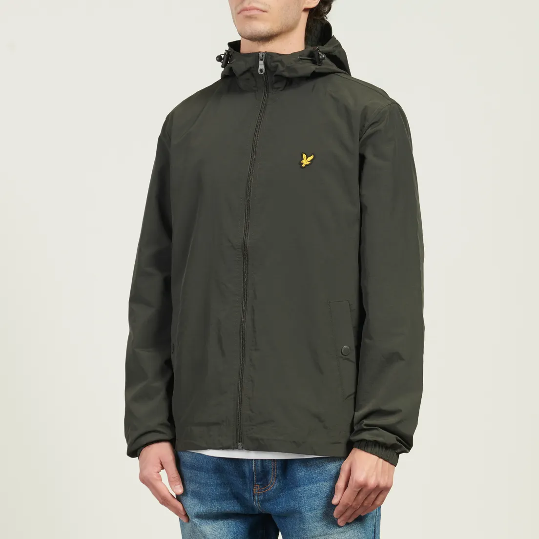Lyle & Scott Мужская куртка ветровка Zip Through Hooded