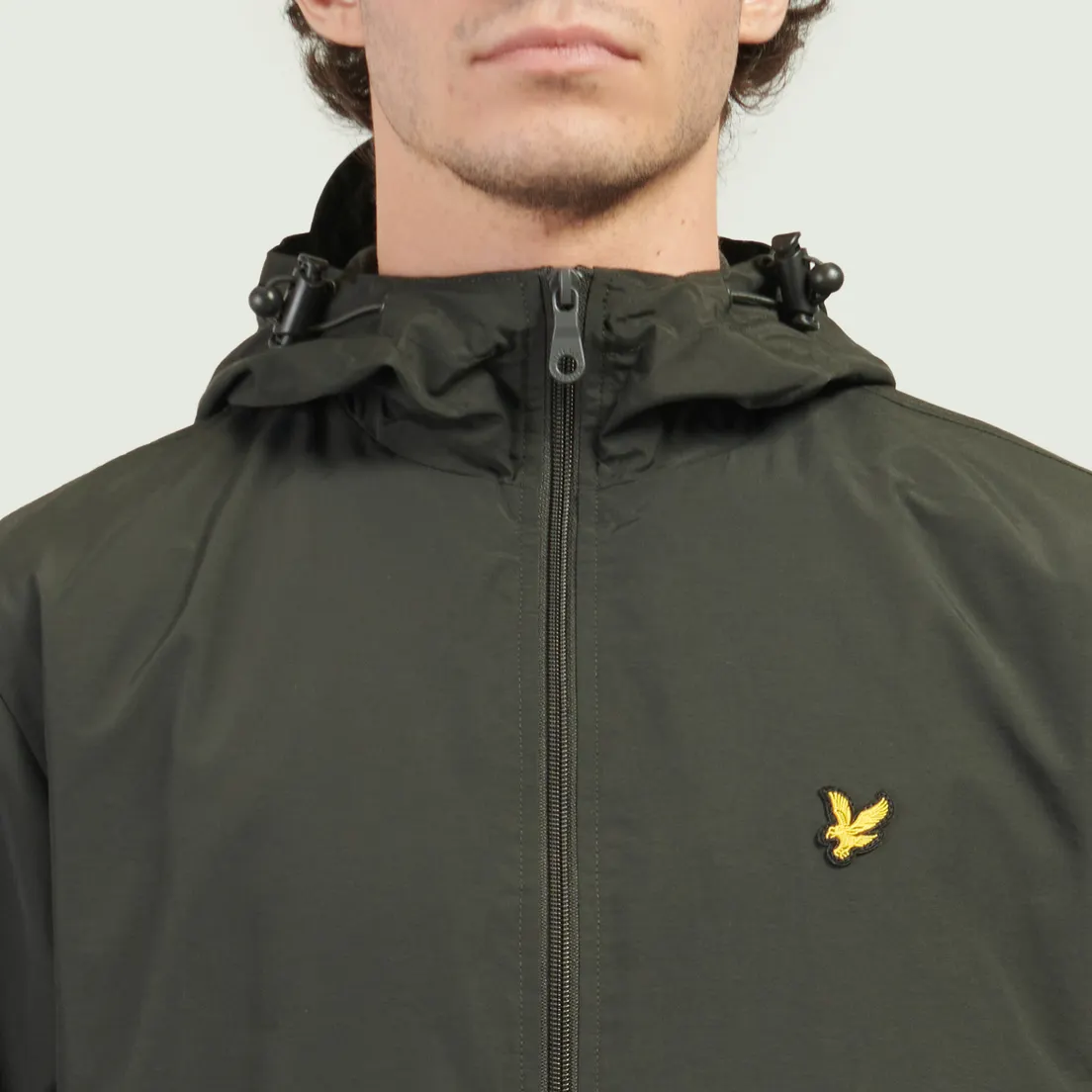 Lyle & Scott Мужская куртка ветровка Zip Through Hooded
