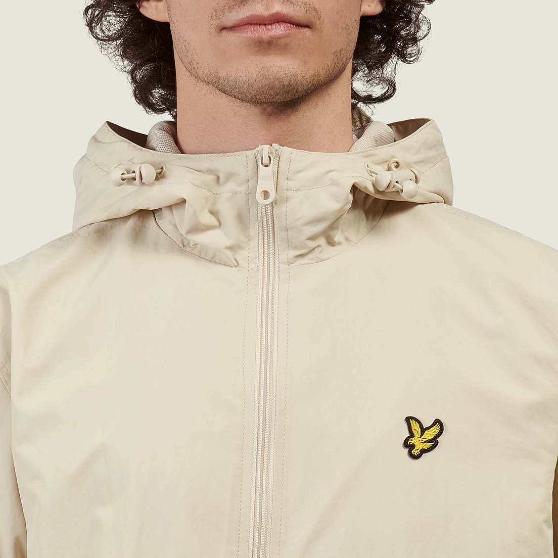 Lyle & Scott Мужская куртка ветровка Zip Through Hooded