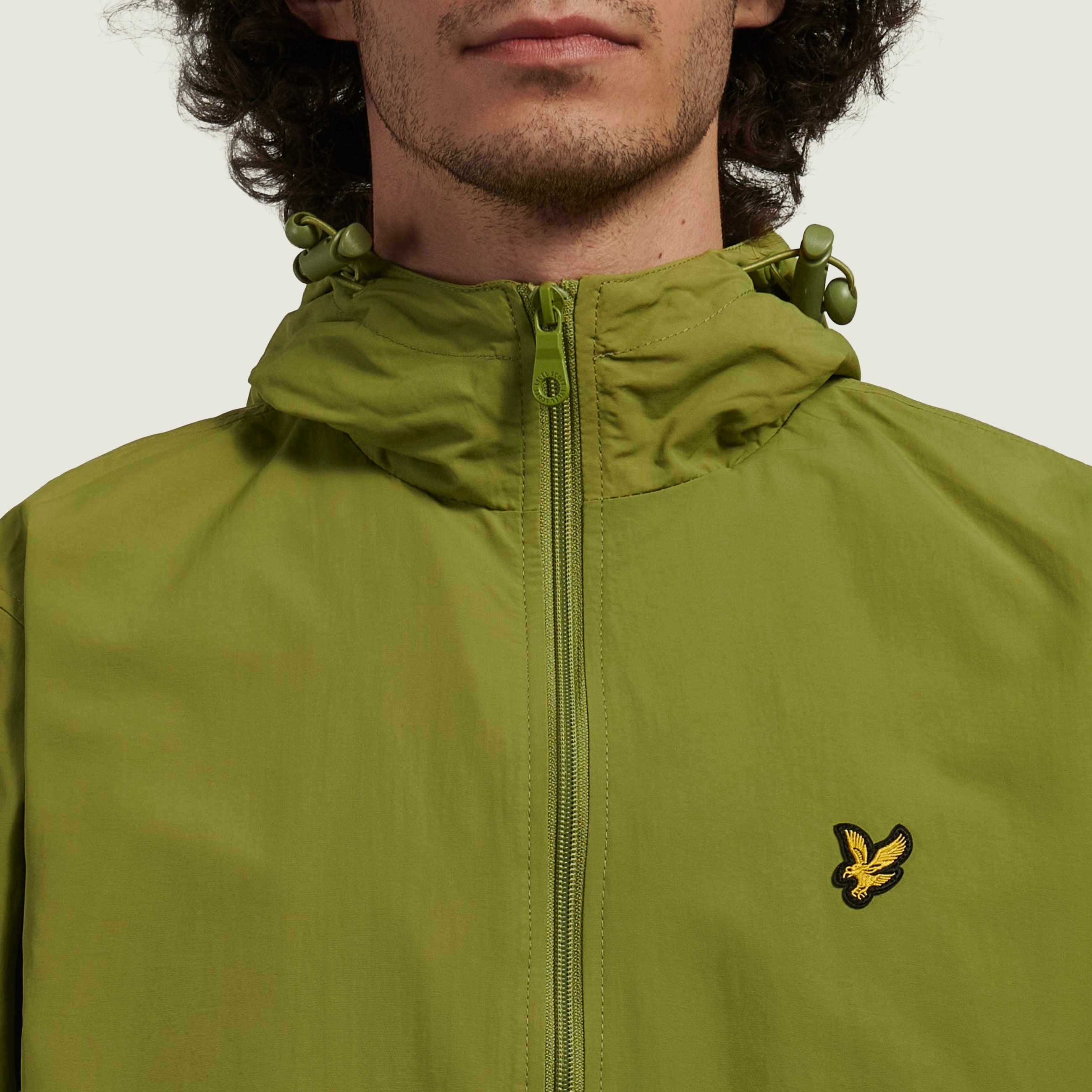 Мужская куртка ветровка Lyle & Scott Zip Through Hooded, JK464V-Y123