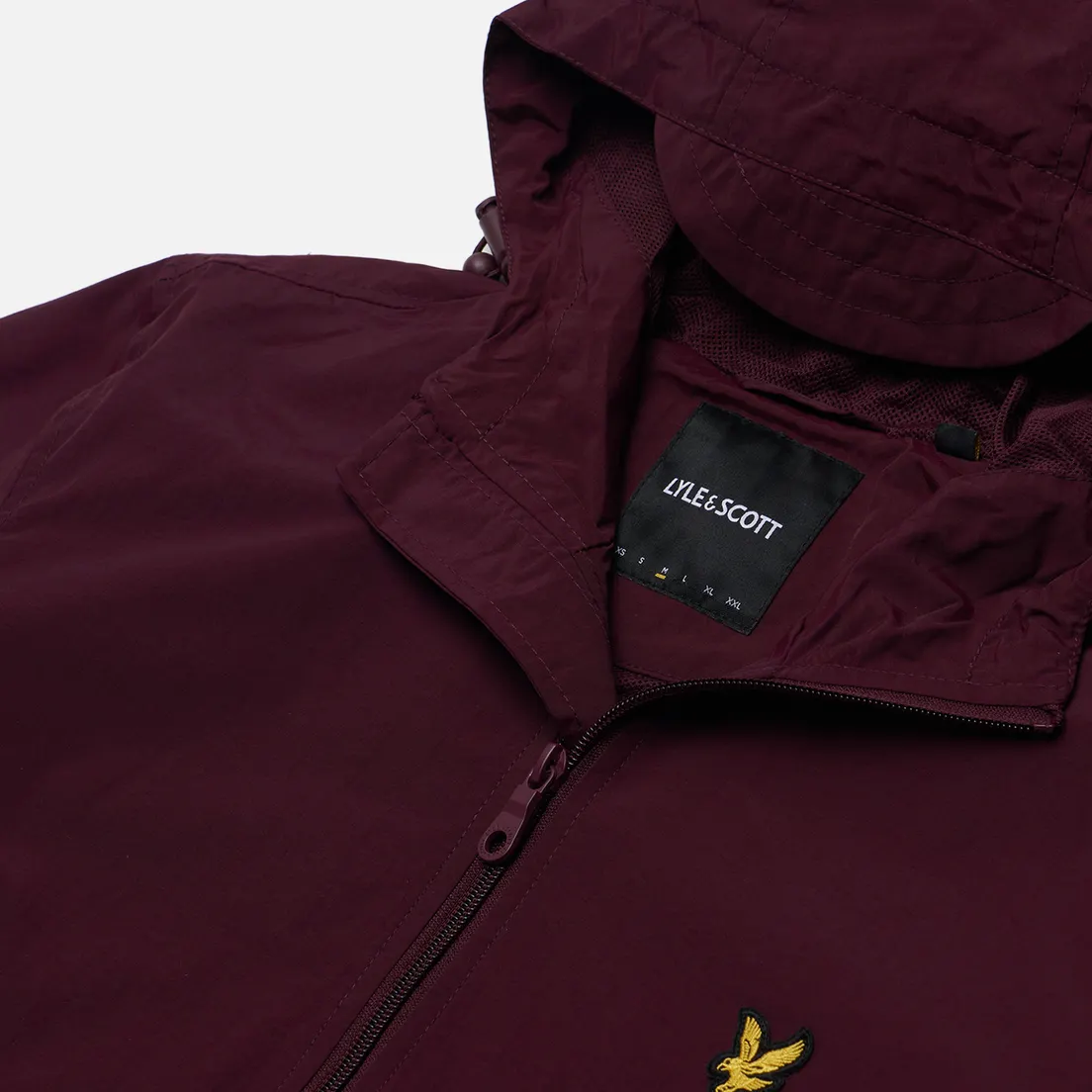 Lyle & Scott Мужская куртка ветровка Zip Through Hooded