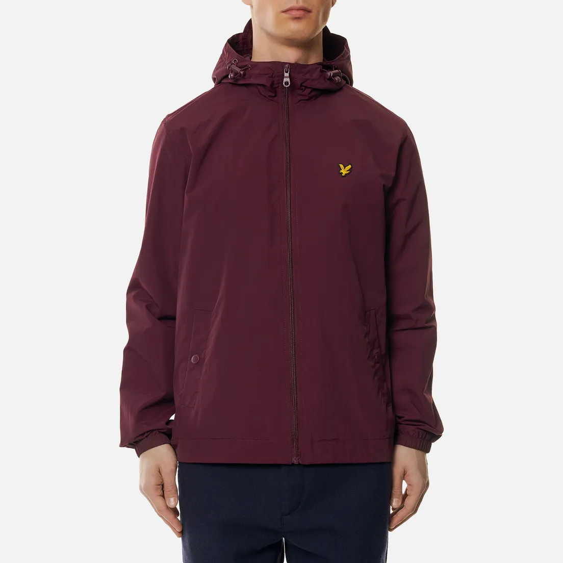 Lyle & Scott Мужская куртка ветровка Zip Through Hooded