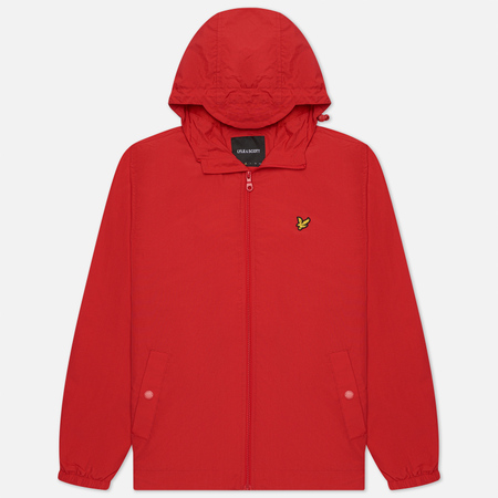 Мужская куртка ветровка Lyle Scott Zip Through Hooded цвет красный размер XL 4080₽