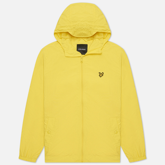 Мужская куртка ветровка Lyle & Scott Zip Through Hooded Buttercup Yellow