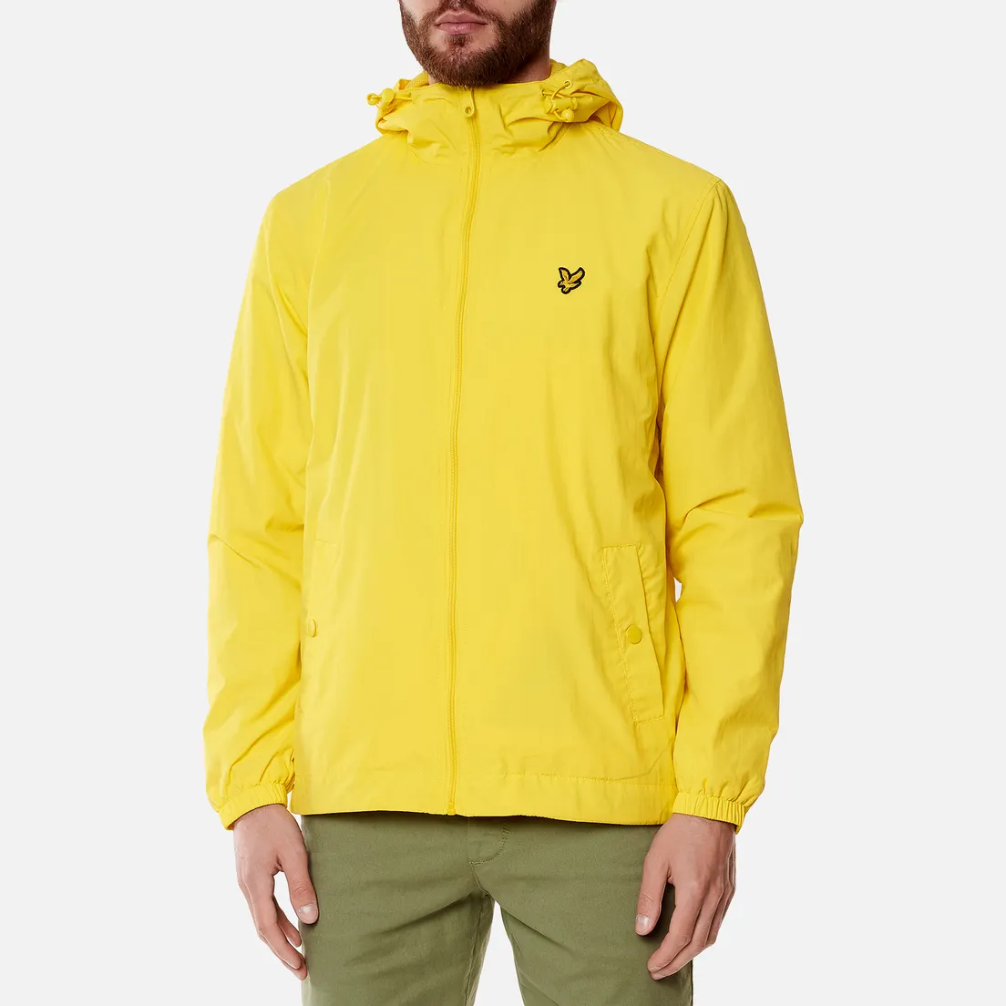 Lyle & Scott Мужская куртка ветровка Zip Through Hooded