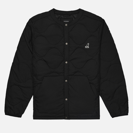  Мужская куртка лайнер Kangol Kangol Down Cardigan, цвет чёрный, размер S