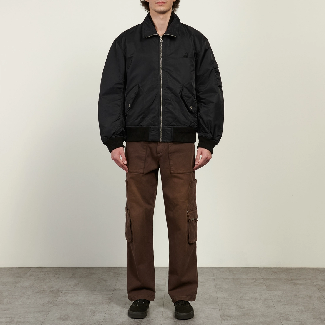 Kangol Мужская куртка бомбер Retrocore MA1 Collar