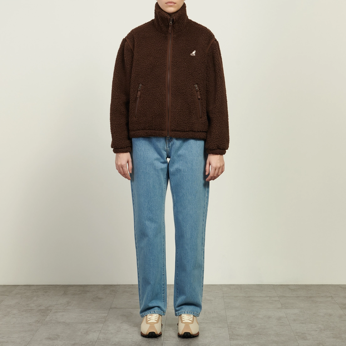 Kangol Женская флисовая куртка Fleece Detachable