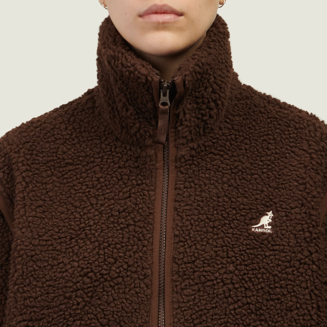 Kangol Женская флисовая куртка Fleece Detachable