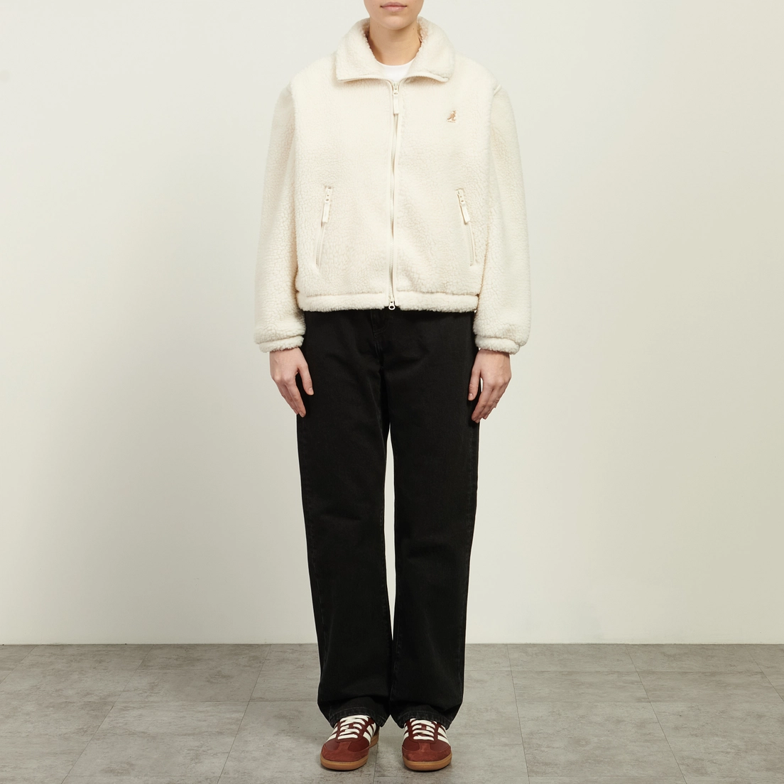 Kangol Женская флисовая куртка Fleece Detachable