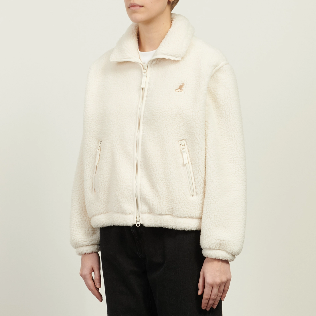 Kangol Женская флисовая куртка Fleece Detachable