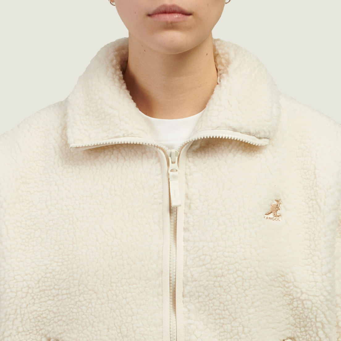 Kangol Женская флисовая куртка Fleece Detachable