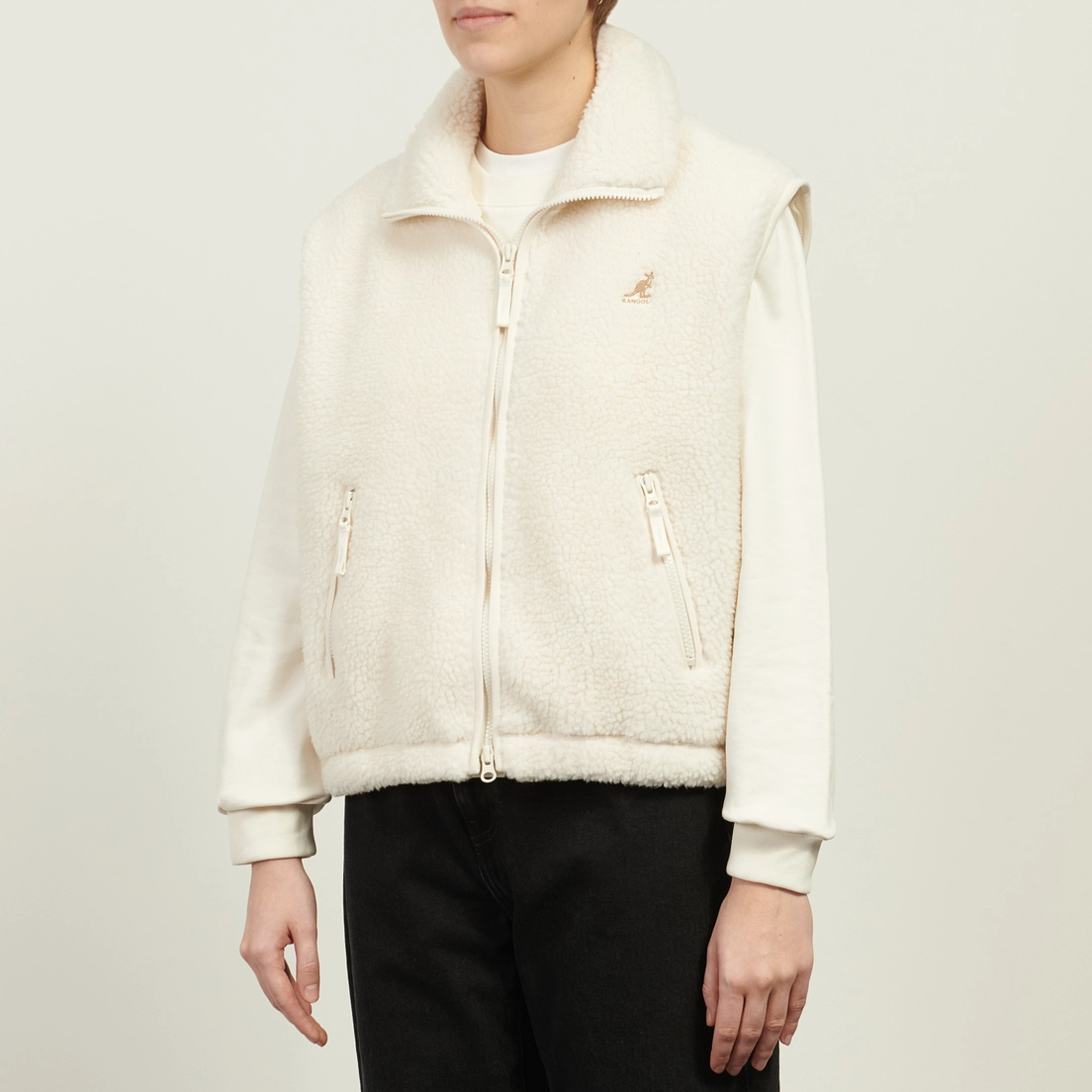 Kangol Женская флисовая куртка Fleece Detachable