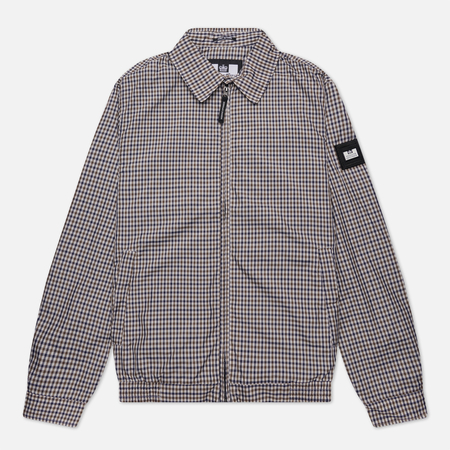 фото Мужская куртка харрингтон weekend offender campbell aw23, цвет коричневый, размер s