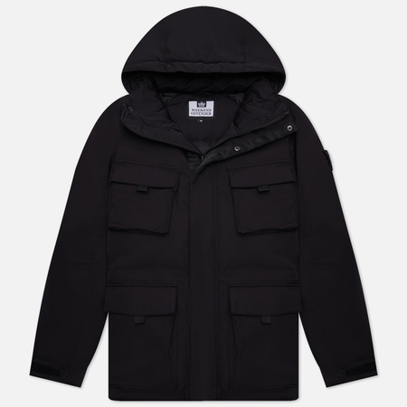 фото Мужской пуховик weekend offender engberg parka down, цвет чёрный, размер s