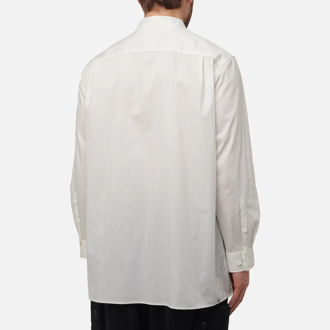 Y-3 Мужская рубашка Pleated Pocket